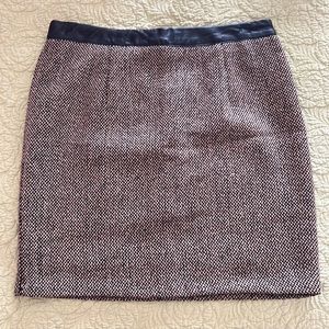 Tweed mini skirt